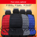 2Pcs In 1 Fast Heated & Adjustable Black/Grey/Blue/Red Car 12V Electric Heated Seat Car Styling Winter Pad Cushions Auto Covers