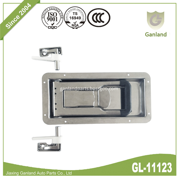 Recessed Door Locking Mechanism