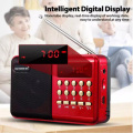 ZK40 K9 Mini Portable Radio Handheld Digital FM USB TF MP3 Player Speaker Rechargeable