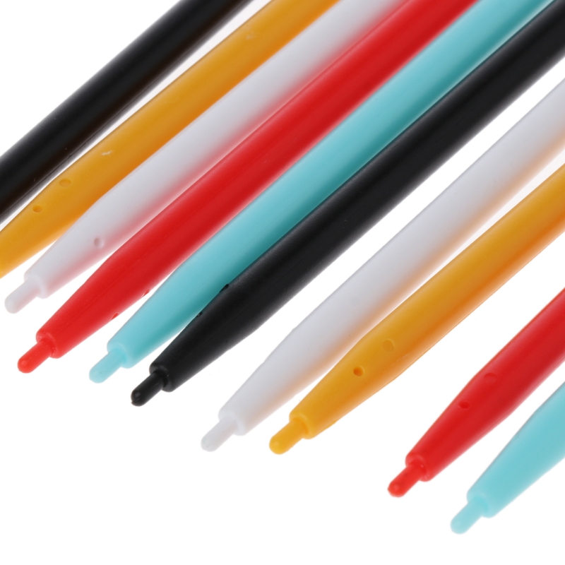 10Pcs Stylish Color Touch Stylus Pen for Nintendo Wii U WIIU GamePad Console