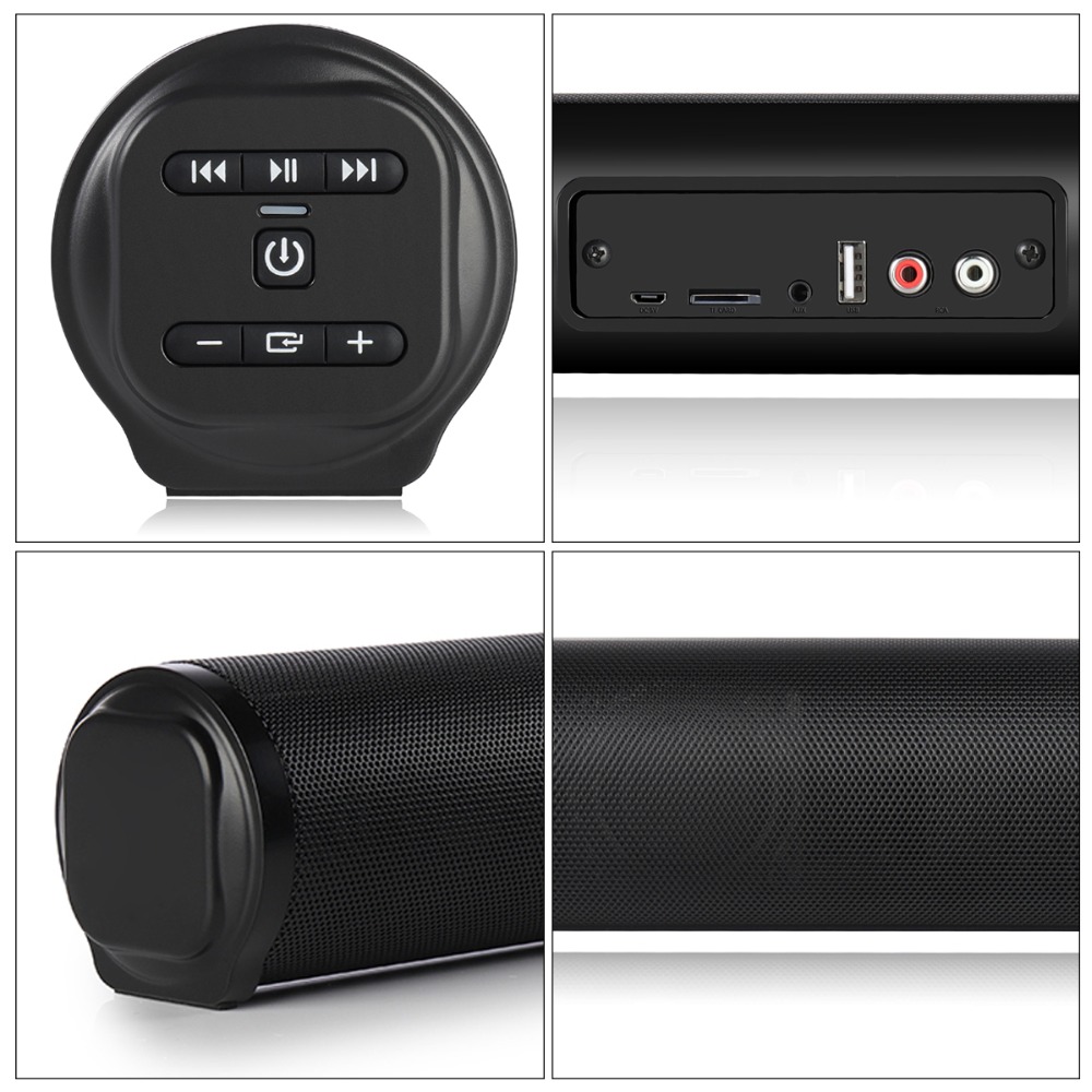 BS10 Sound System Super Power Wireless Bluetooth Soundbar Speaker Subwoofer TV Home Theater Soundbar Remote Control Sound-bar Pc