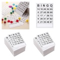 BINGO Cards 1 On Single 120 Sheets Disposable Cards 120 Cards Without Repeat