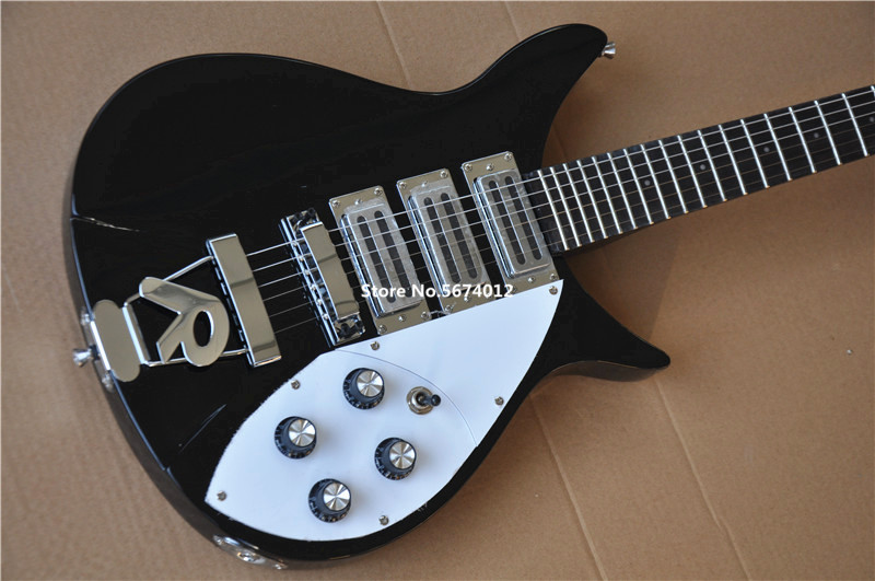 High quality 325 electric guitar, bright fingerboard, black paint, 527mm bridge nut, R bridge, free delivery