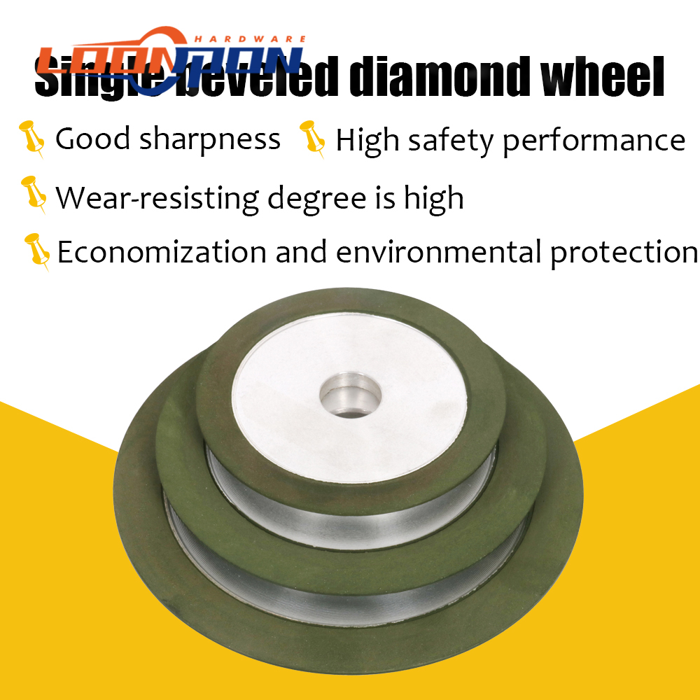 100mm/125mm/150mm Diamond Grinding Wheel Grinding Circle Grit 150-320 for Tungsten Steel Milling Cutter Tool Sharpener Grinder