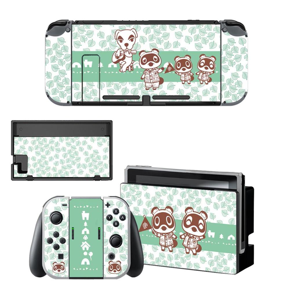 Animal Crossing Nintendo Switch Skin Sticker NintendoSwitch stickers skins for Nintend Switch Console and Joy-Con Controller