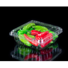 Disposable Clamshell plastic box with blueberry