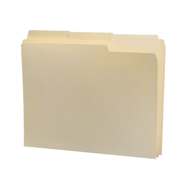 Manila File Folder, Reinforced 1/3-Cut Tab, Letter Size, 100pcs Per Box