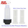 Car Washer Water Filter 3/4" Pressure Washer Water Inlet Filter Filting Debris Dirty Particulate for Karcher Pressure Washer