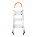 3 Step Ladder Portable Lightweight Folding Household Stepladder Anti-Slip Step Stool with Wide Platform and Handgrip
