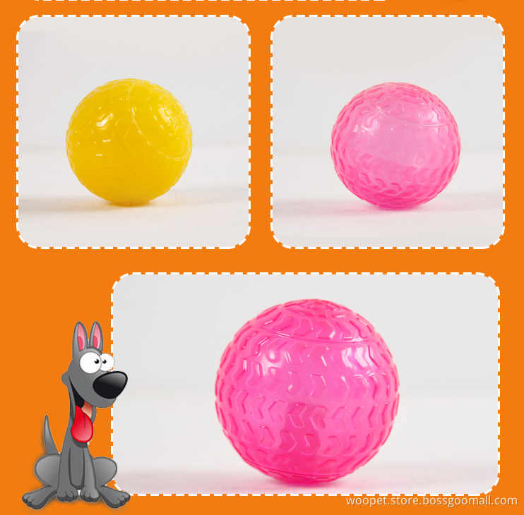 TPR Pet Dog Floating Squeaky Ball Chew Toy