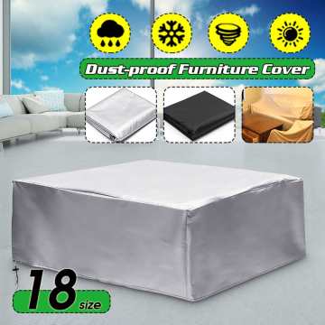18Sizes Outdoor Garden Furniture Cover Waterproof Oxford Sofa Chair Table BBQ Protector Rain Snow Dustproof Protection Cover