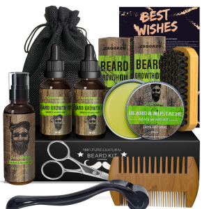 9piece set beard growth kit for men
