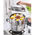 Double Boiler Steamer Pot 26-34CM Stainless Steel Pot Thicken Stew Pot Induction Cooker kitchen Cookware Soup Pot Casserole