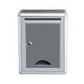 Modern Style Mailbox with Lock Outdoor Newspaper Box for Villa Home Fence