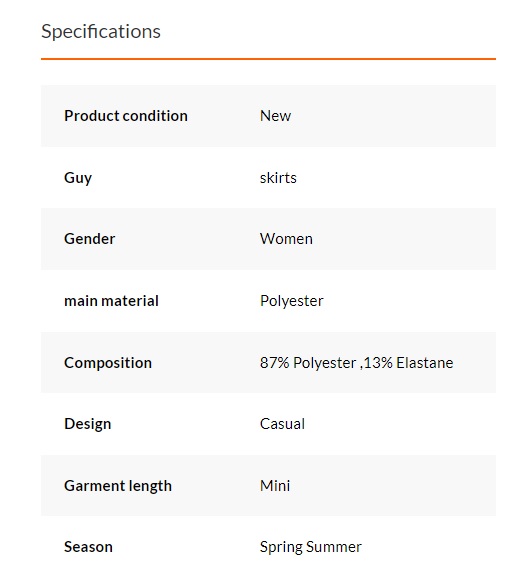 specs