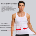 Mens Slimming Body Shaper Vest Abdomen Slim Shirt Compression Tank Shaperwear Workout Vest Abs Abdomen Waist Trainer Body Shaper