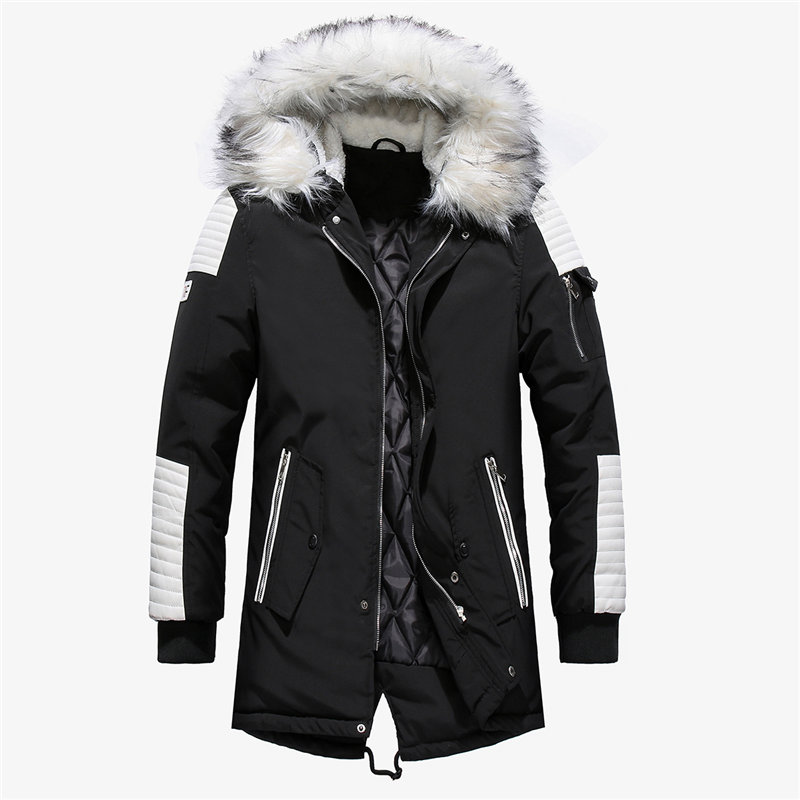 BOLUBAO Winter Brand New Men Parkas Men's Fashion Casual Thick Warm Parka Male Comfortable Fur Collar Hooded Parka Coat