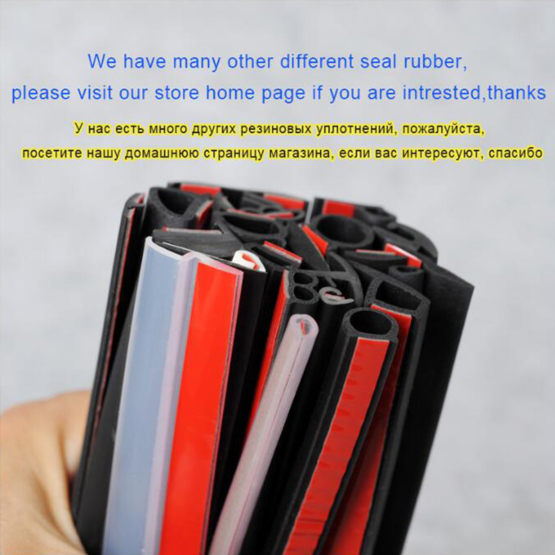 1~8 Meters Car Weatherstrip Windshield Rubber Seal Edging For Window Glass For Volkswagen Golf Polo Golf Passat Ford Bmw Audi