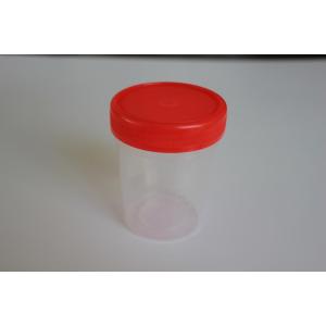 laboratory plastic single use specimen cup with spoon