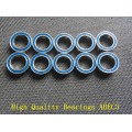 10PCS 10X15X4 6700 2RS ABEC3 10X15X4mm Blue Rubber Seals bearing Model bearing