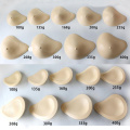 Silicone Breast Form Artificial Lightweight Spiral Silicone Fake Breast Prosthesis 100g 400g has Protective Cover