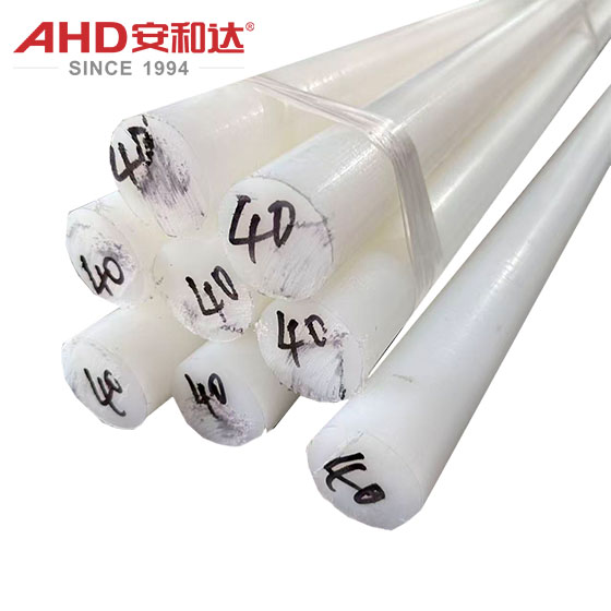 40mm white pa6 rod solid rod
