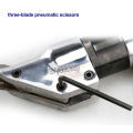 Three-blade pneumatic scissors cutter nipper Metal Iron mesh max. 1.2mm pneumatic Cutting Shearing Tools, air shears