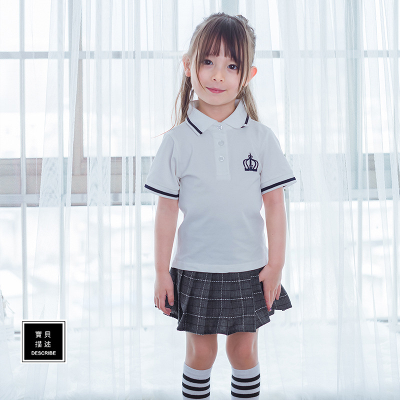 High Waist Soft Student Uniform Mini Girls Pleated Skirt Plaid Princess Party Clothing School Skirts Children Clothes for Kids