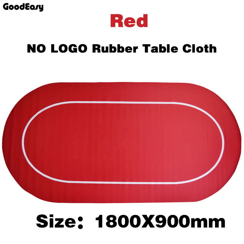 180*90cm Red NO LOGO NO Printing Texas Hold'em Baccarat Poker Chip Table Mat Rubber Poker Gambling Table Cloth Casino Board Game
