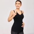 MOMANDA Women's Cotton Maternity Nursing Tank Top Cami Breastfeeding Tops