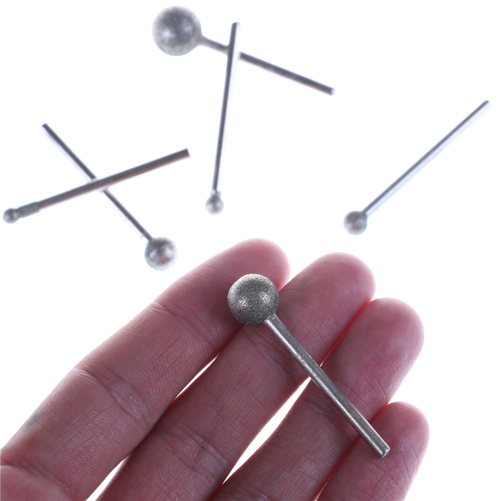 6Pcs/lot Granite Diamond Burs Dremel Tools Accessories Round Diamond Grinding Wheel For Dremel Rotary Tool Diamond Tools