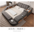 Real Genuine leather bed frame Modern Soft Beds Home Bedroom Furniture camas lit muebles de dormitorio yatak mobilya quarto bett