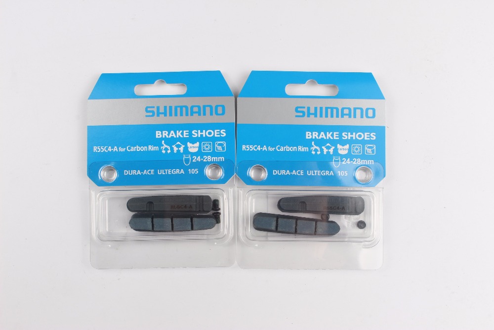 Shimano Road Brake Shoes Dura-Ace Ultegra 105 Pads Inserts R55C4 R55C4+1 R55C4-A Retail