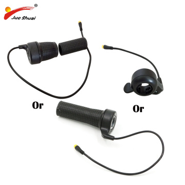 Ebike Electric Bicycle Throttle 36V 48V Finger Thumb Twist Throttle E Bike Speed Throttles Electric Bicycle Hub Motor Parts