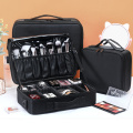 Fashion Women Makeup Organizer Large Capacity Multilayer Clapboard Cosmetic Bag Case Beauty Salon Tattoos Nail Art Tool Bin