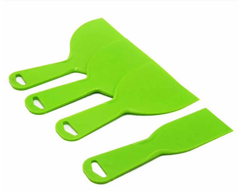 5Pcs Scrapper Set plastic Scraper Filler Plaster Drywall Decorate Flexible Tapping Putty Cleaning Tool