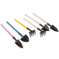 3PCs/Set Three-piece Shovel Rake Planting Tools Combination Home Gardening Tool Set Balcony Home-grown Mini Digging Suits