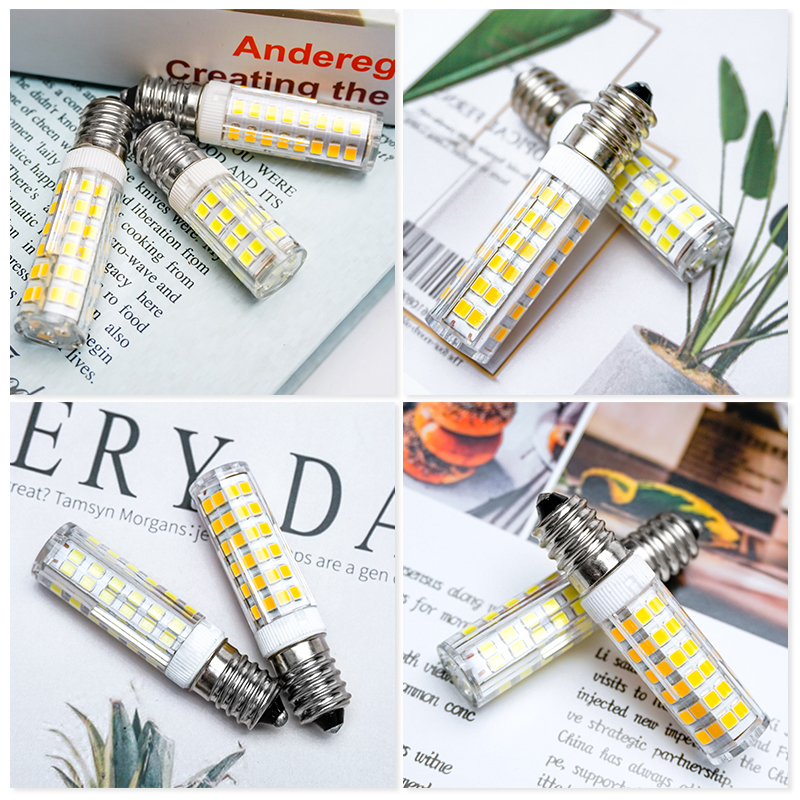 2pcs/lot Mini E14 LED Lamp 3W 4W 5W 7W AC 220V 230V 240V LED Corn Bulb SMD2835 360 Beam Angle Replace Halogen Chandelier Lights