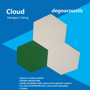 Glass Fibre Suspension Cloud Baffle