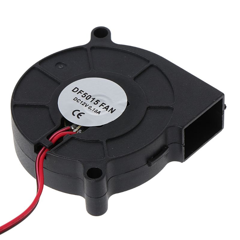 1Pc DC 12V 50mm Blow Radial Cooling Fan Hotend Extruder For RepRap 3D Printer Accessories Cooler Fans High Quality