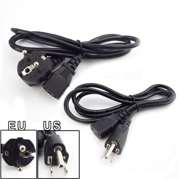 1.5m Computer Power Cable Extension Cord Cable IEC C13 300W Power Supply Cable For Monitor Antminer Printer EU US Type