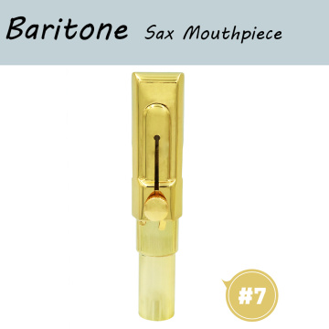 Professional Baritone Saxophone Mouthpiece Bass Metal Advanced Sax Mouth Pieces Size 7