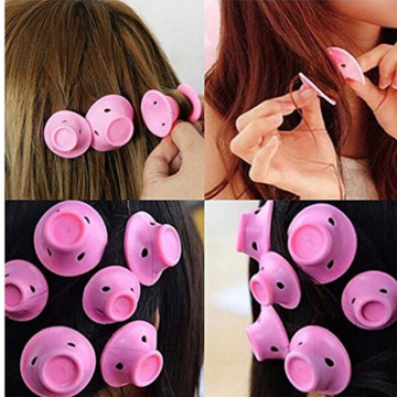 10/20pcs Soft Rubber Silicone Hair Curler Twist Hair Rollers Hair Curler No Heat Hair Styling DIY Tool 30#