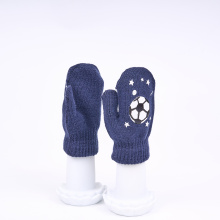 Children's knitted Finger-covering gloves