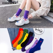 New Product Trend Autumn/Winter Cotton Hip Hop Happy Socks Personality Harajuku Dinosaur Grid Tide Socks Breathable Sox