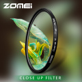 Zomei Macro Close Up Lens Filter +1 +2 +3 +4 +8 +10 optical glass camera Filter 40.5/49/52/55/58/62/67/72/77/82mm for DSLR SLR