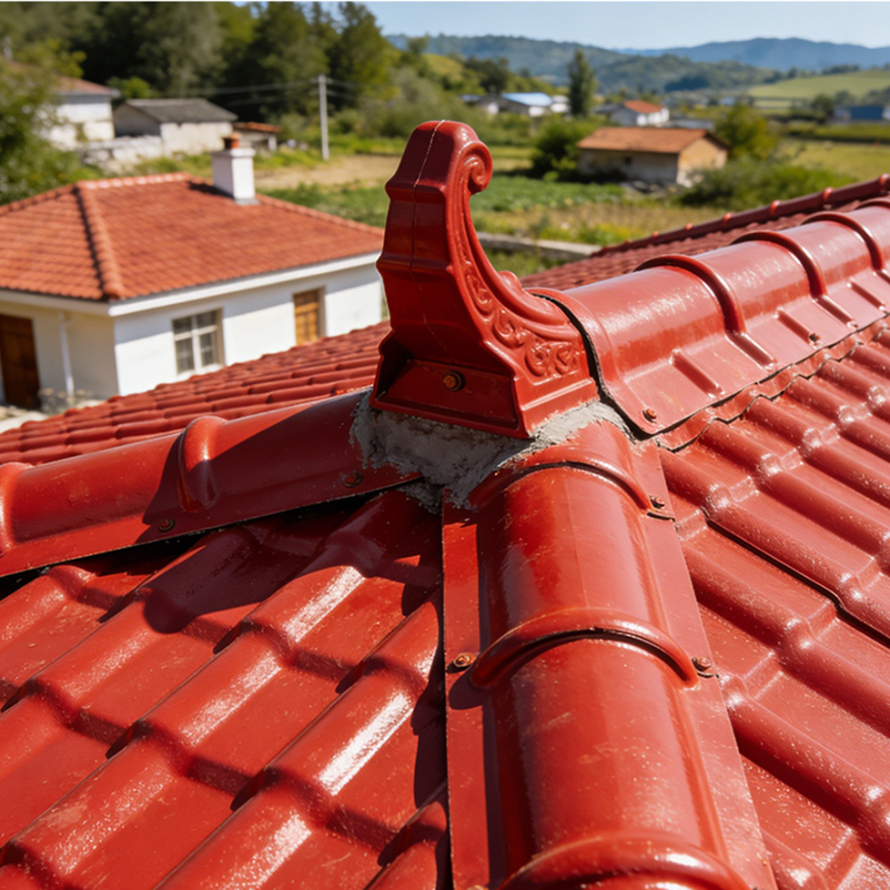 ASA Main ridge for fitting house roof sheet