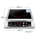 3500W Induction Cooker Commercial Waterproof Electric Induction Cooktop Stainless Steel Black Crystal Induction Cooker Cooktop