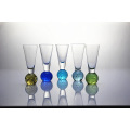 1PC 45ml Personlized cocktail glass cups martini highball top grade wholesale for party wedding Glass Cups Random Color JS 1116