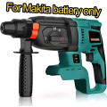 3 IN 1 Multifunction Electric Cordless Brushless Hammer 18V mpact Power Drill for Makita Power Tools without Battery&Case